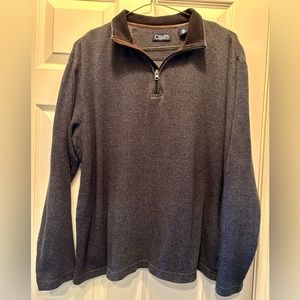 Chaps Men’s 1/4 Zip up Pullover Size Large